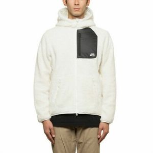 Worn Nike SB Everett Sherpa Zip Up size L